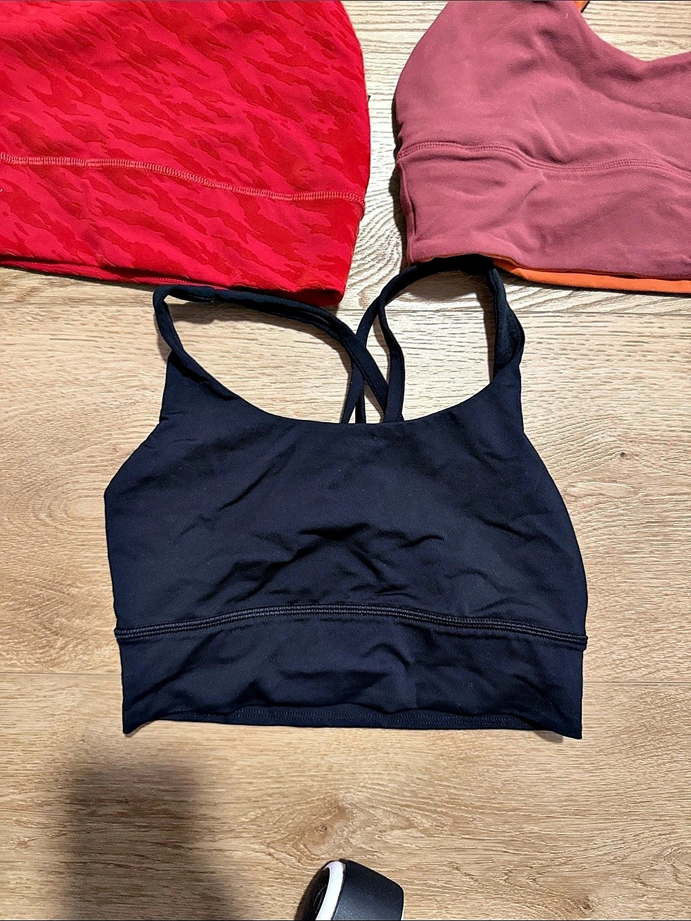 lululemon Free to Be Wild Bra *Long Line Sports Bra Set Red & Purple - Picture 6 of 7